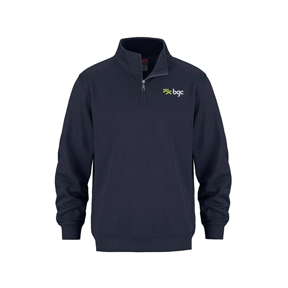 Quarter Zip Pullover Sweatshirt