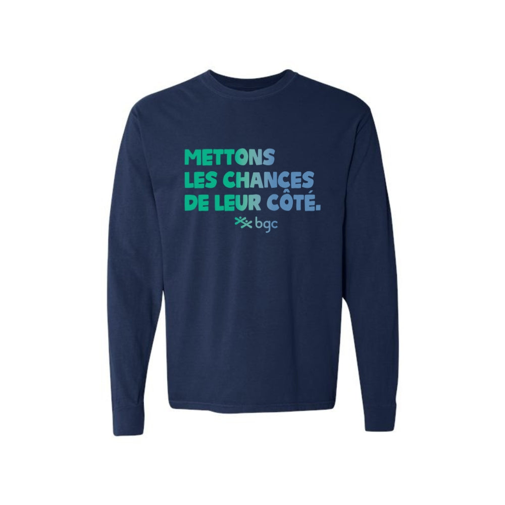 Mettons les Chances de Leur Côté T-shirt à manches longues