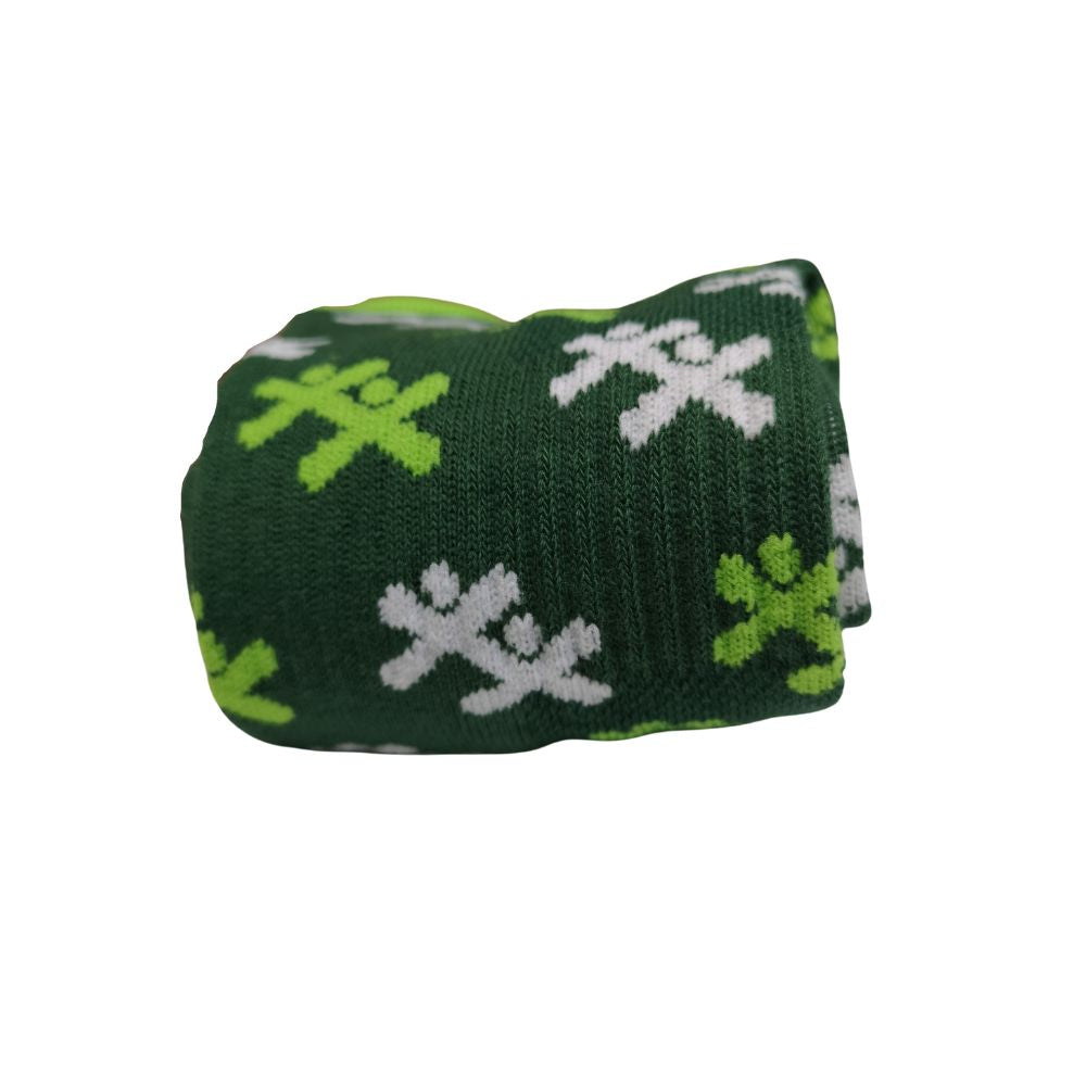 Green Pop Midi Jacks Socks